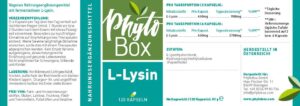 PhytoBox L-Lysin